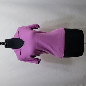 Orchid Lavender V-Neck Polo